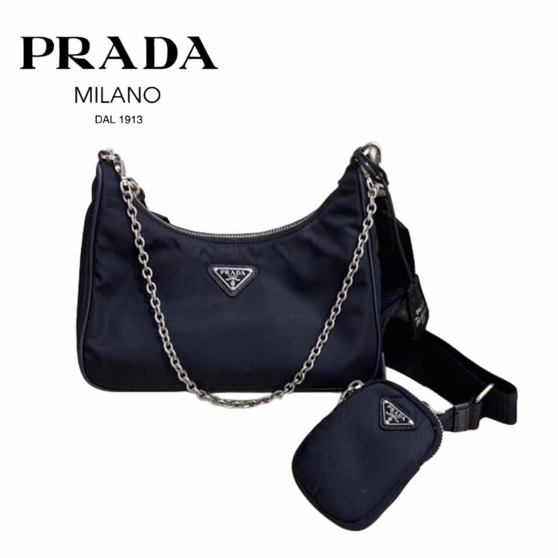 프라다뷰티 리나일론 호보백 기프트백  상품이미지2