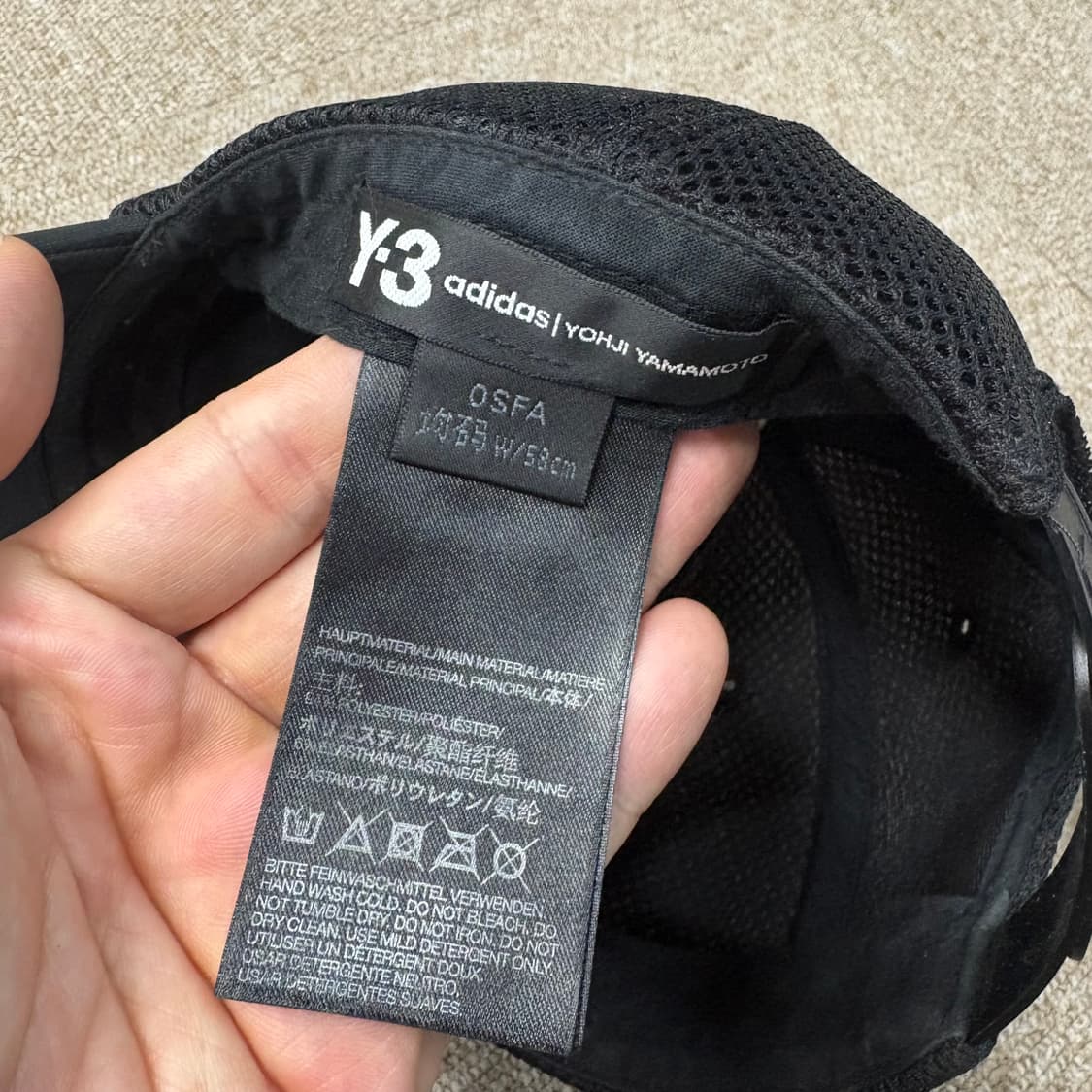 Y-3 매쉬 볼캡 상품이미지5