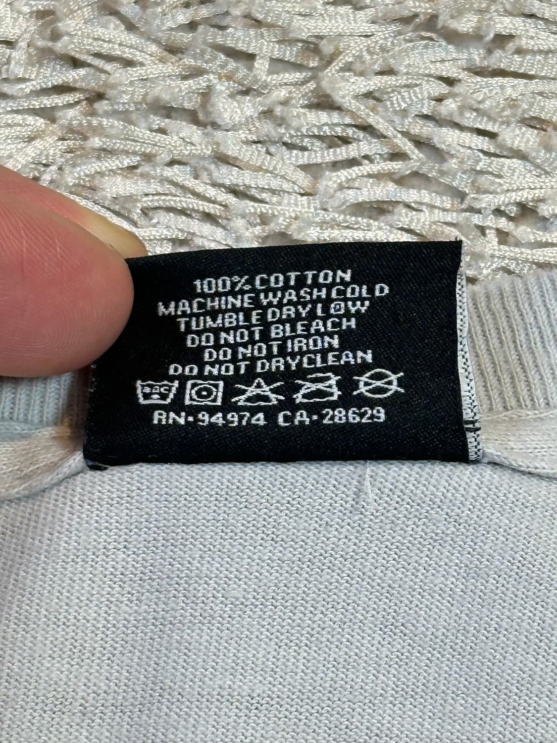 스투시 STUSSY 베이직 로고 롱슬리브 블루 상품이미지10