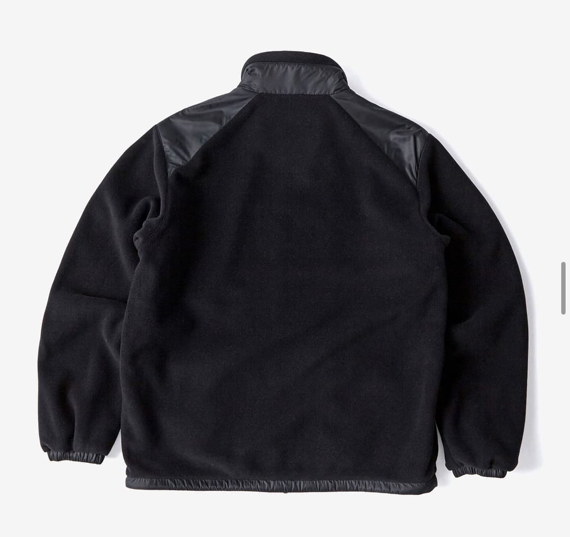 [새상품]이스트로그x뉴발란스 후리스 자켓 블랙 상품이미지2