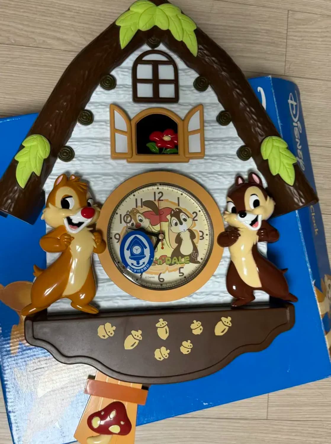 (레어) 디즈니 칩앤데일 벽시계 벽결이 시계 상품이미지1