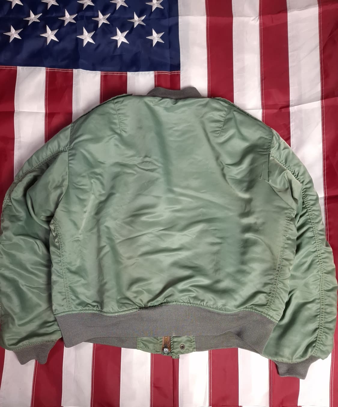 오리지날 캡클로딩사 미공군 L-2B 울파일 항공점퍼 상품이미지7