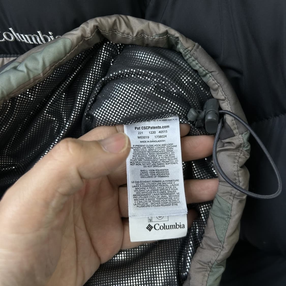 15708 - 컬럼비아 카모플라주 패딩 상품이미지5