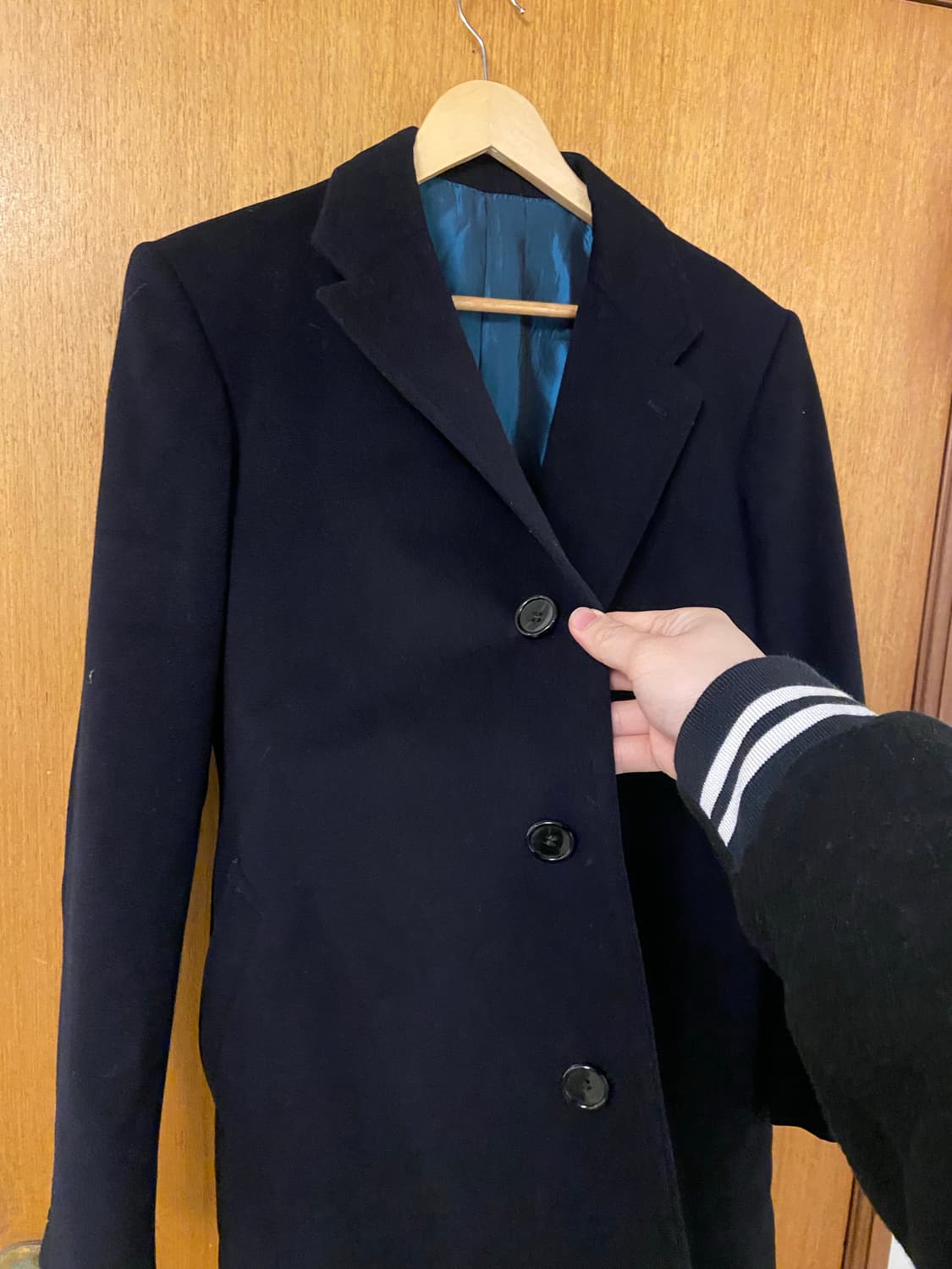 에르메네질도제냐 원단 싱글코트 상품이미지3