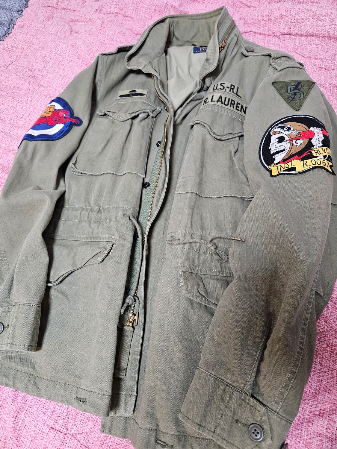 [M사이즈] 폴로 랄프로렌 M65 해골 야상 상품이미지2