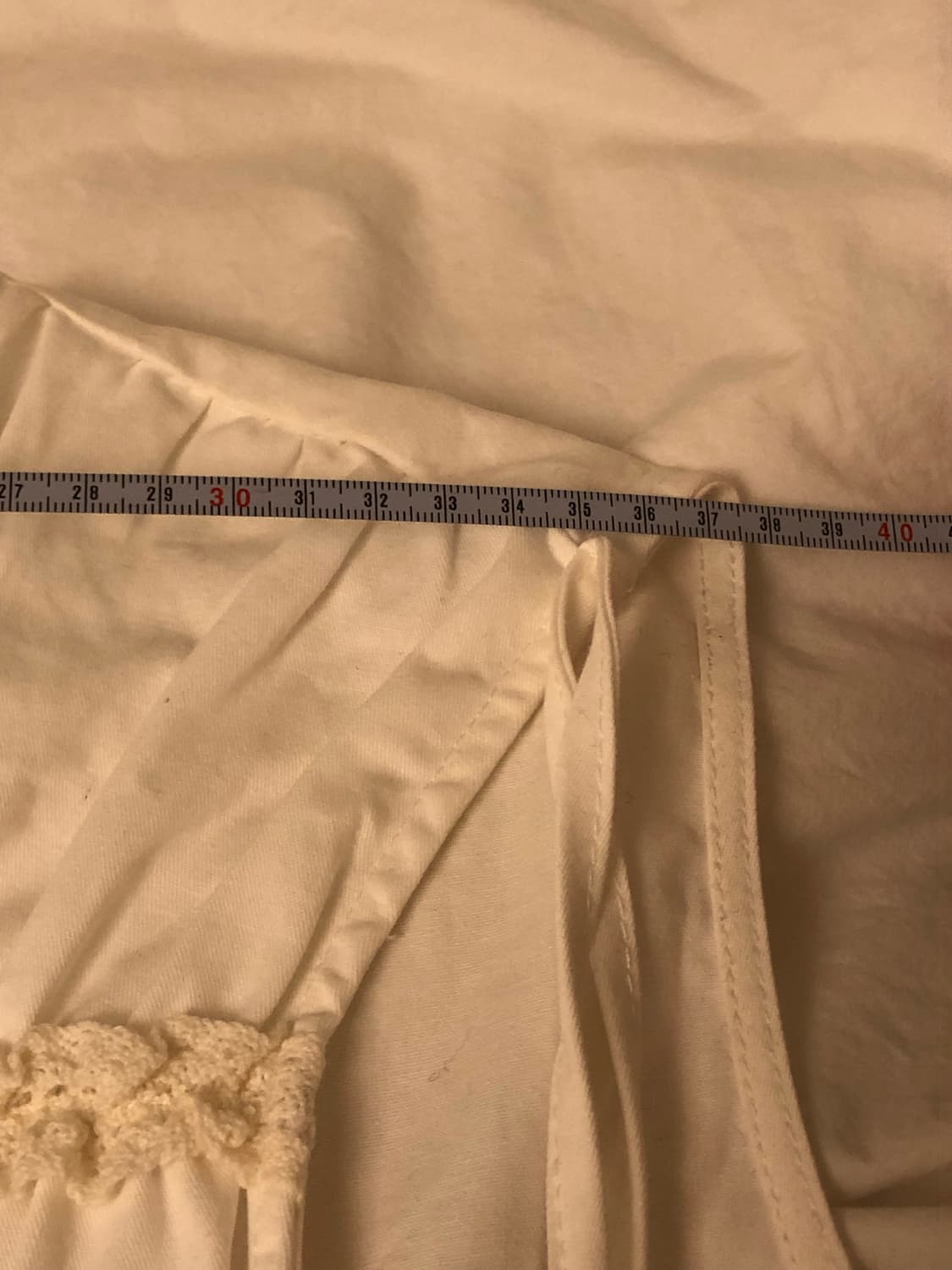 셔링 화이트 원피스 상품이미지3