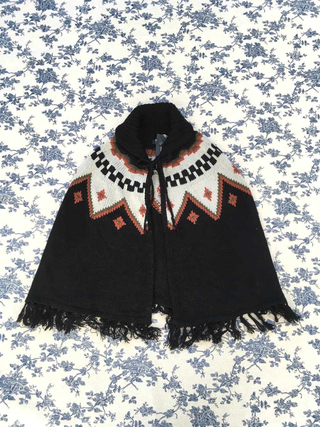 일본빈티지 보헤미언 케이프 가디건 상품이미지7