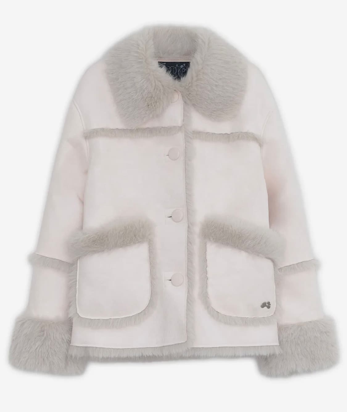 허그유어스킨 시어링 무스탕 핑크  상품이미지1