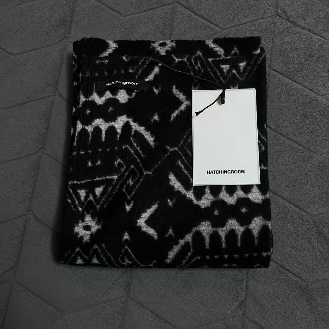 해칭룸 플리스 자카드 머플러 상품이미지2