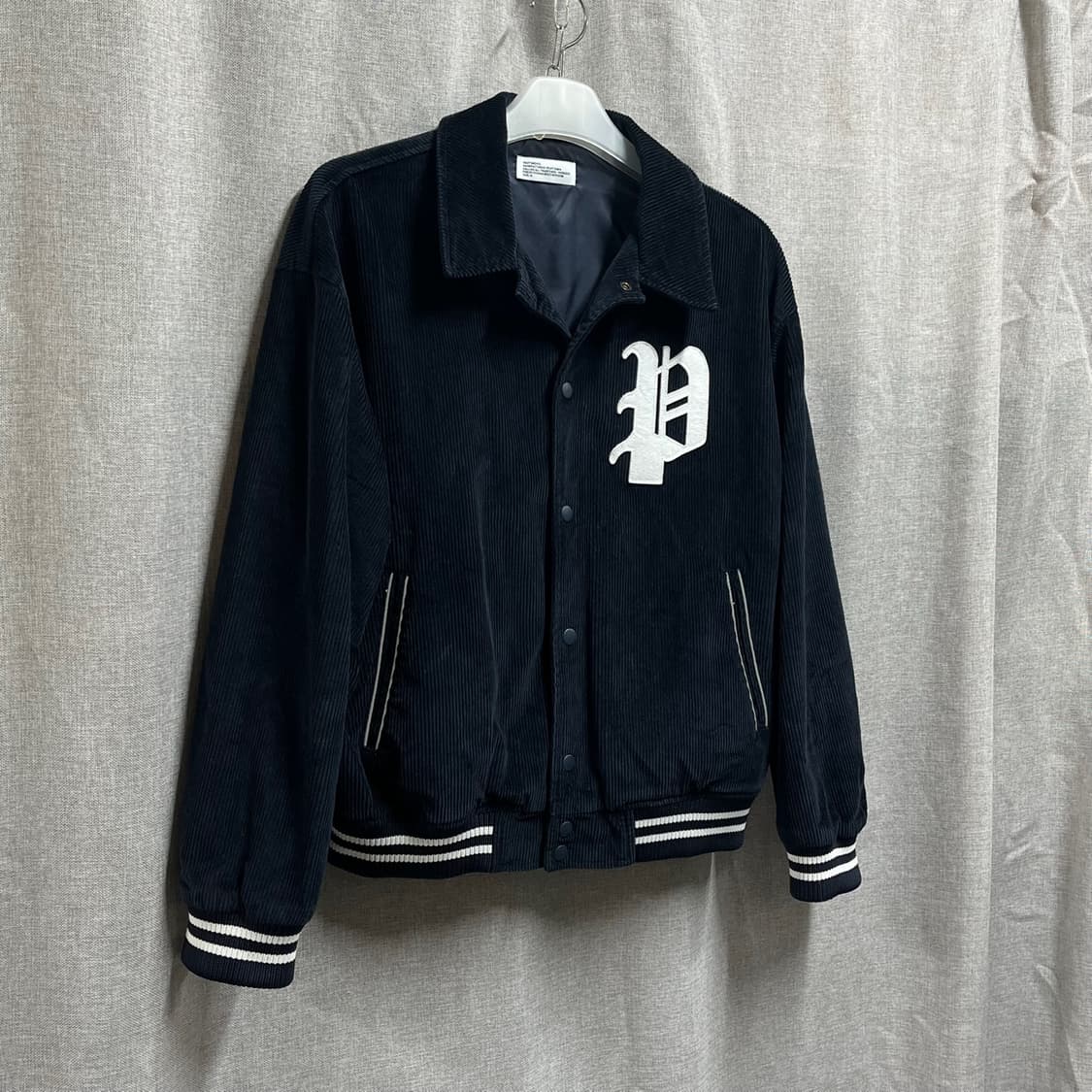 [M] 파르티멘토 코듀로이 바시티 블루종 자켓 상품이미지2