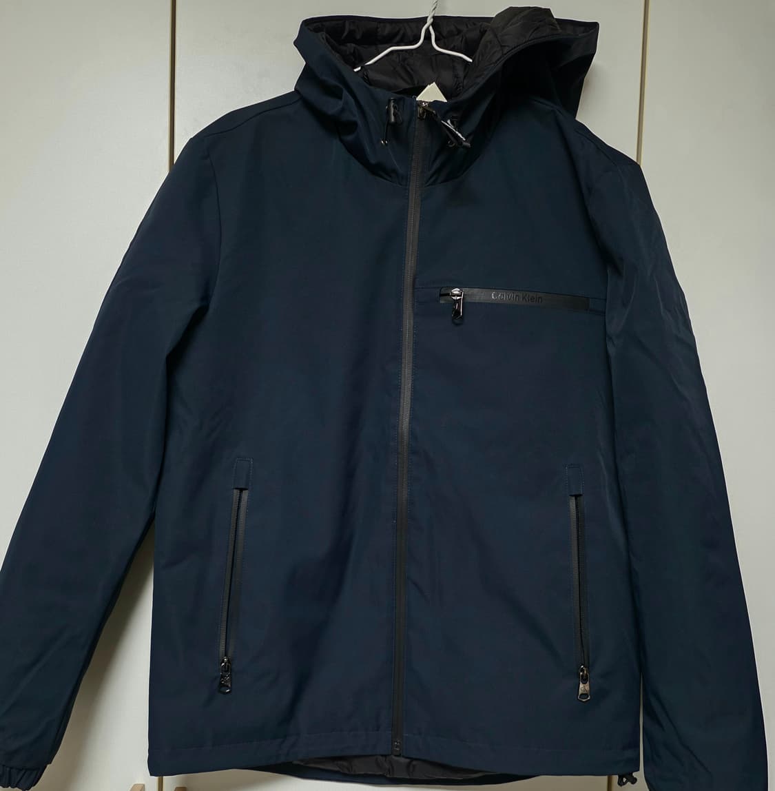 캘빈클라인 네이비 후드 간절기 자켓 상품이미지1