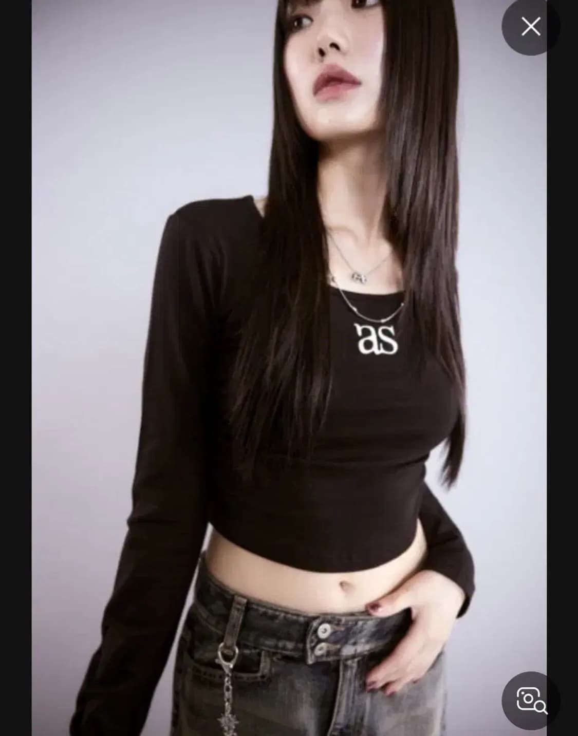 애즈온 달리 셔링티 블랙 상품이미지1