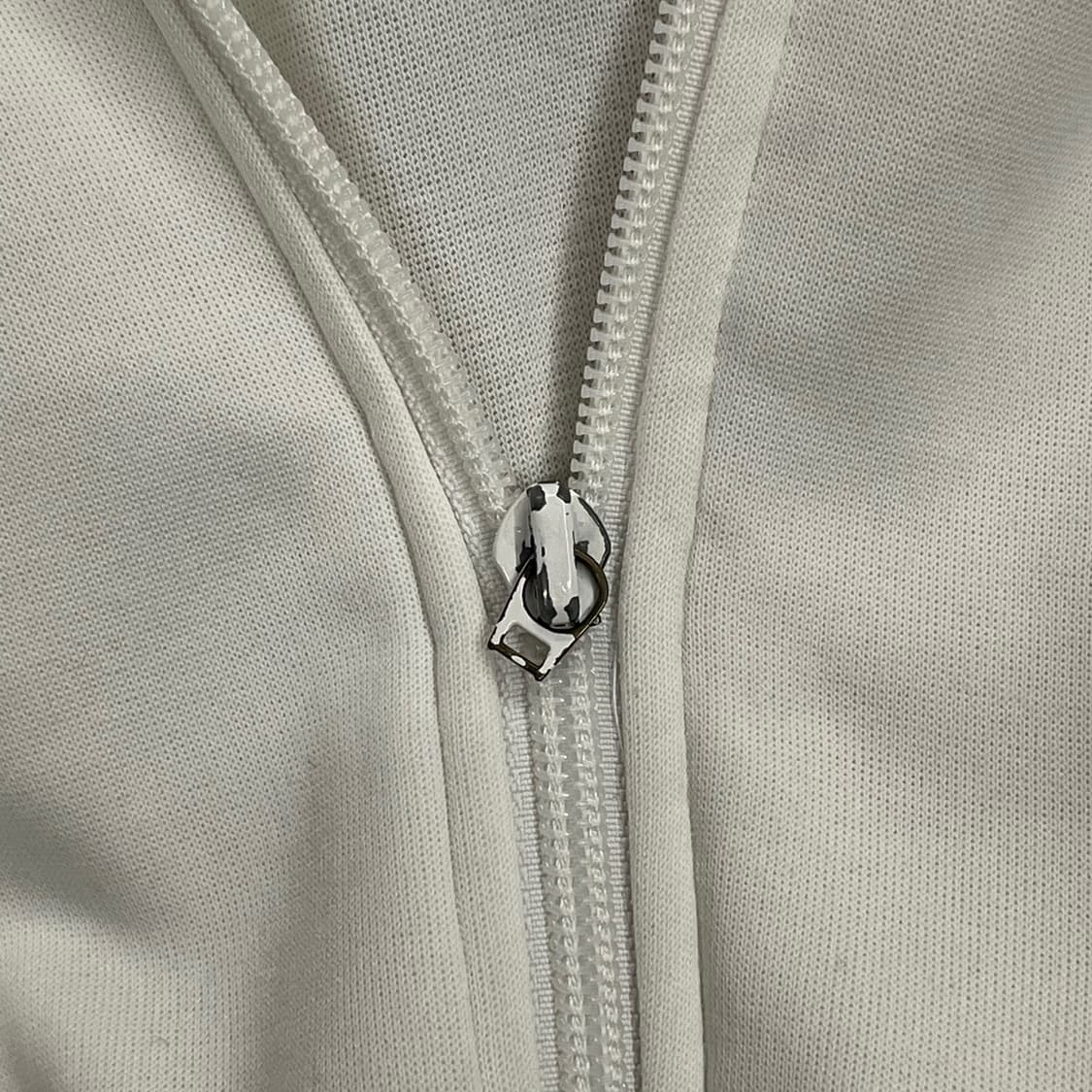 아디다스 흰빨 화이트 레드 후플 플락 후드집업 져지  상품이미지7