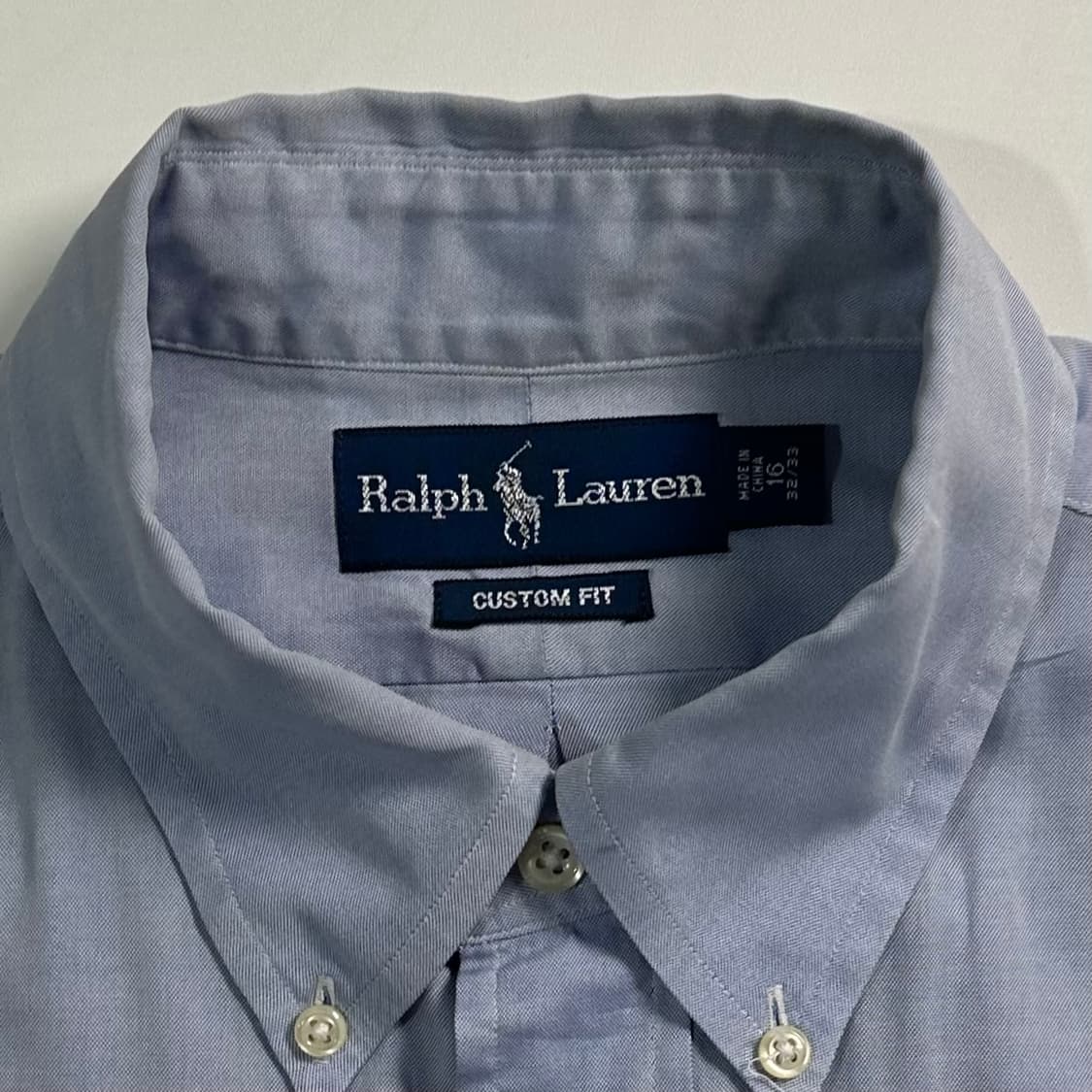  폴로 랄프로렌 소라색 포플린 셔츠 상품이미지5