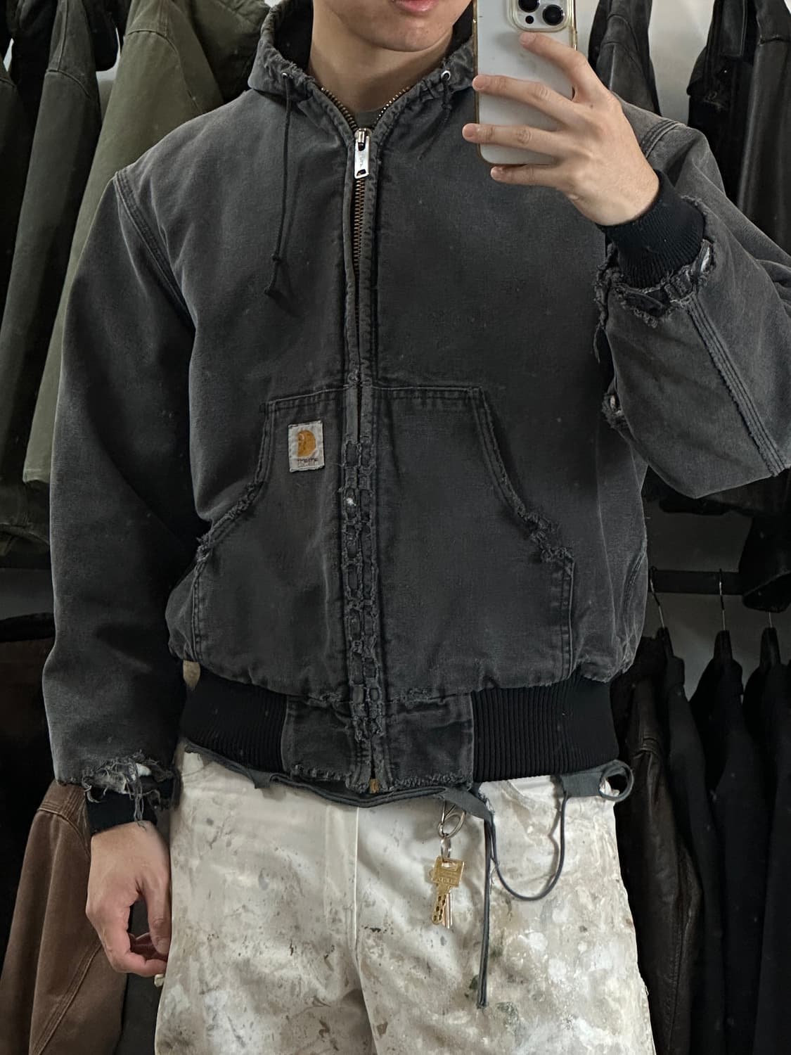 90's OG USA Made 칼하트 JQ1005 액티브 자켓 상품이미지3