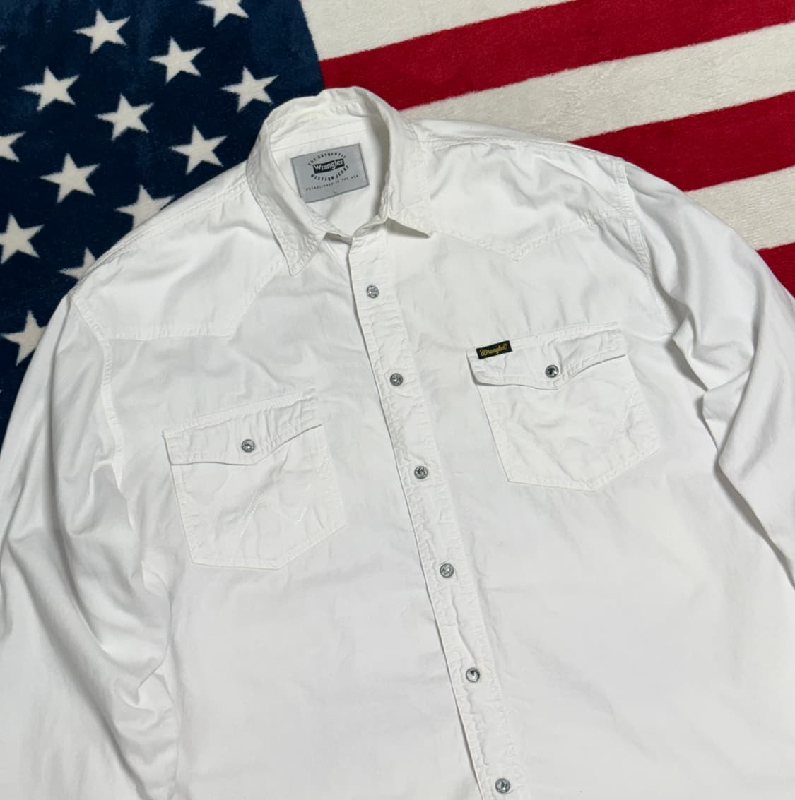 랭글러 웨스턴셔츠 빈티지 Wrangler Western Shirt[XL] 상품이미지7