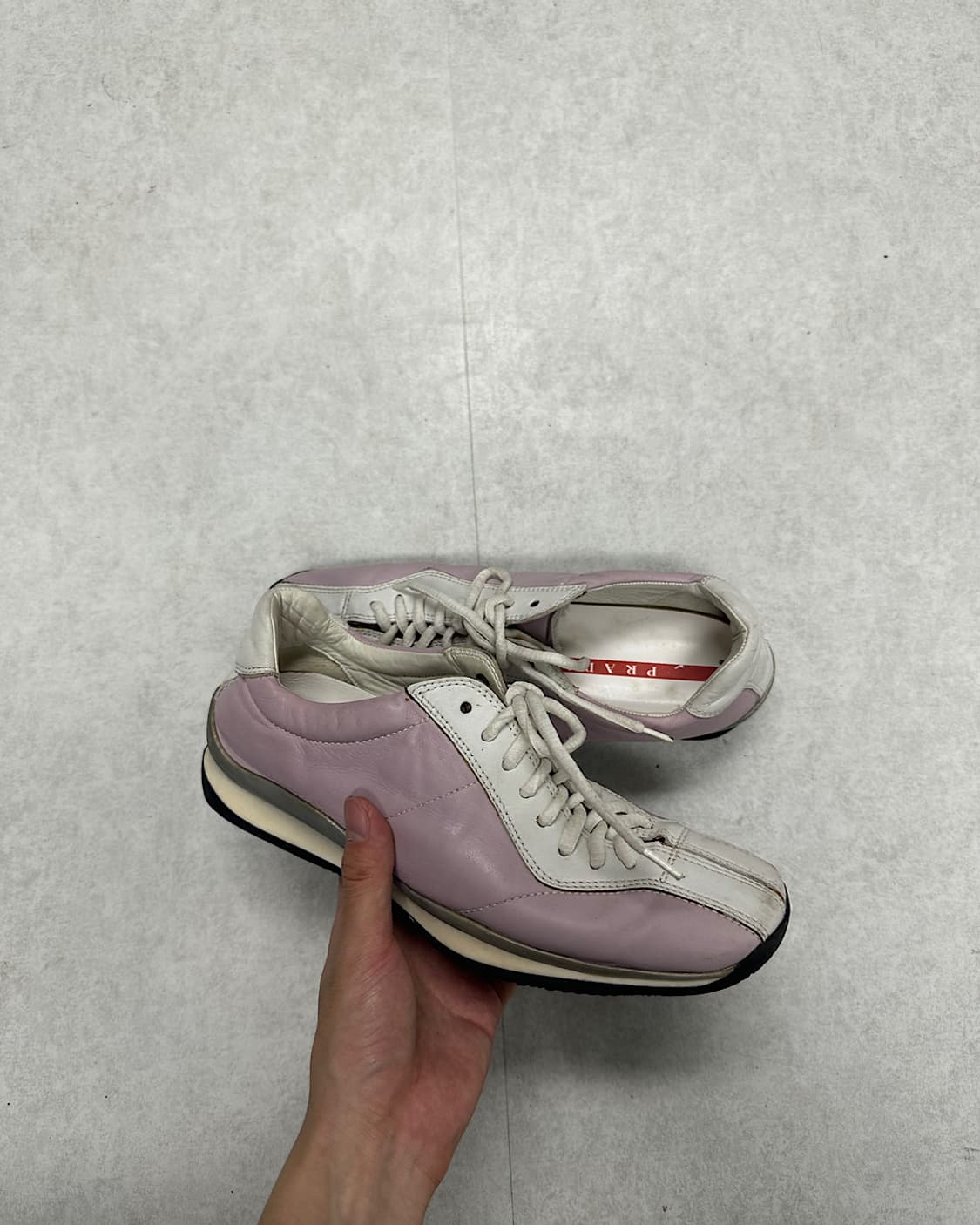 Prada pink leather shoes 상품이미지8