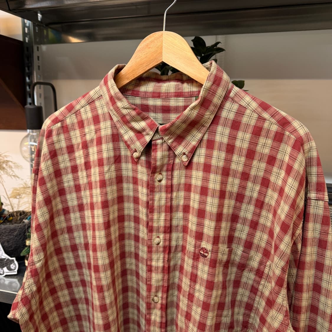 팀버랜드 라이트 패브릭 체크패턴 XXL 110 셔츠 상품이미지2