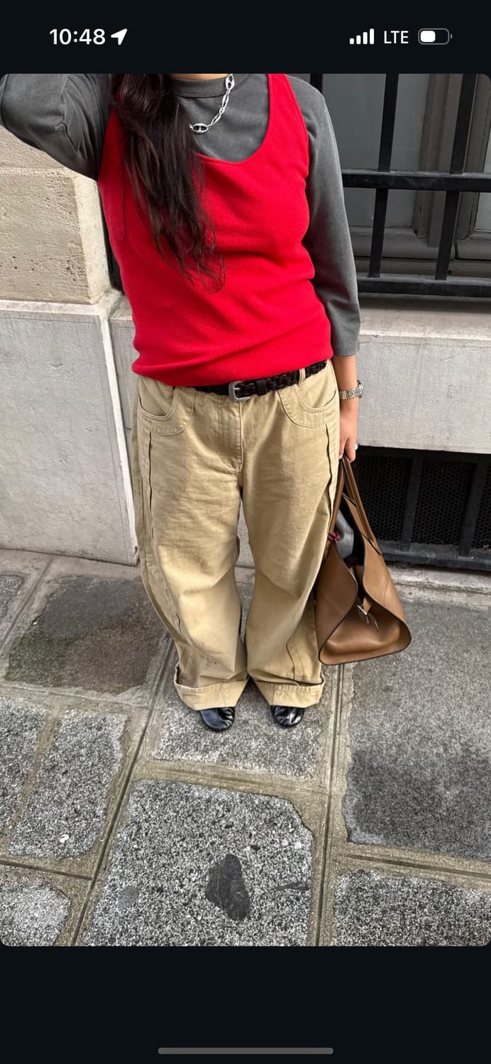 에토스 유넥 데일리 니트 슬리브리스 그레이 상품이미지1