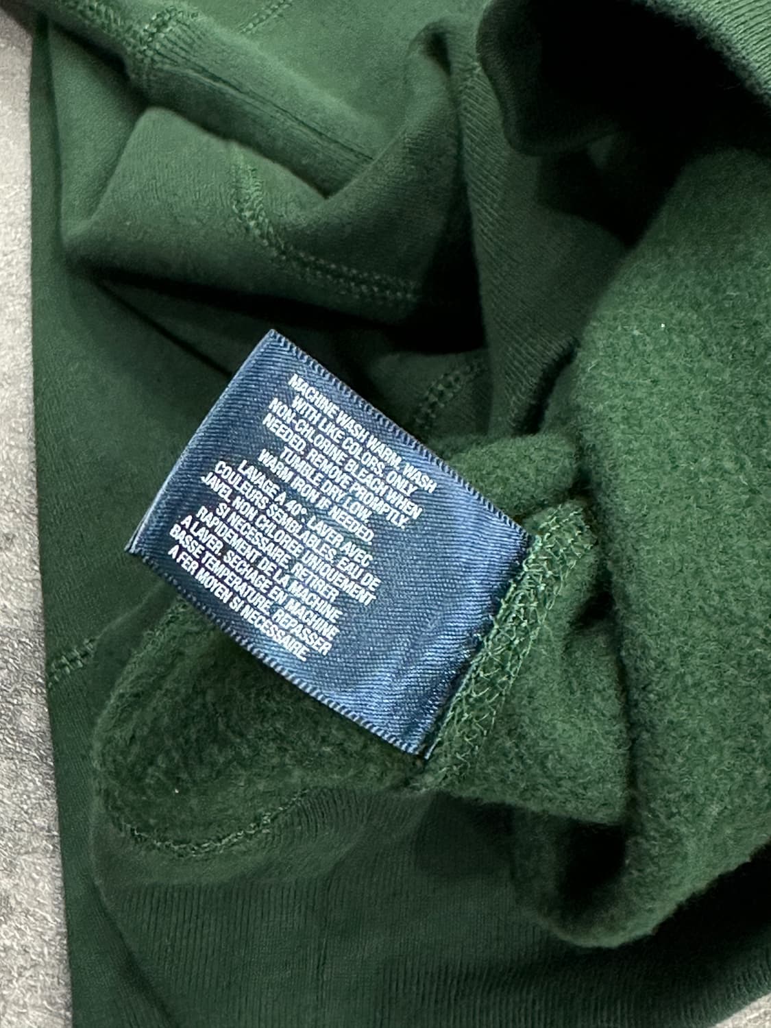 폴로 숄카라 맨투맨 그린 상품이미지5