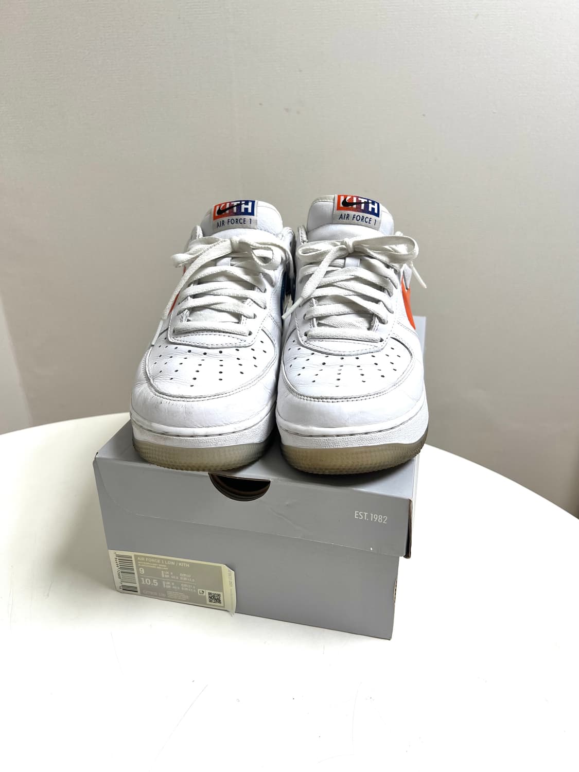 [270] 나이키 x 키스 에어포스 1 로우 NYC 화이트 상품이미지7