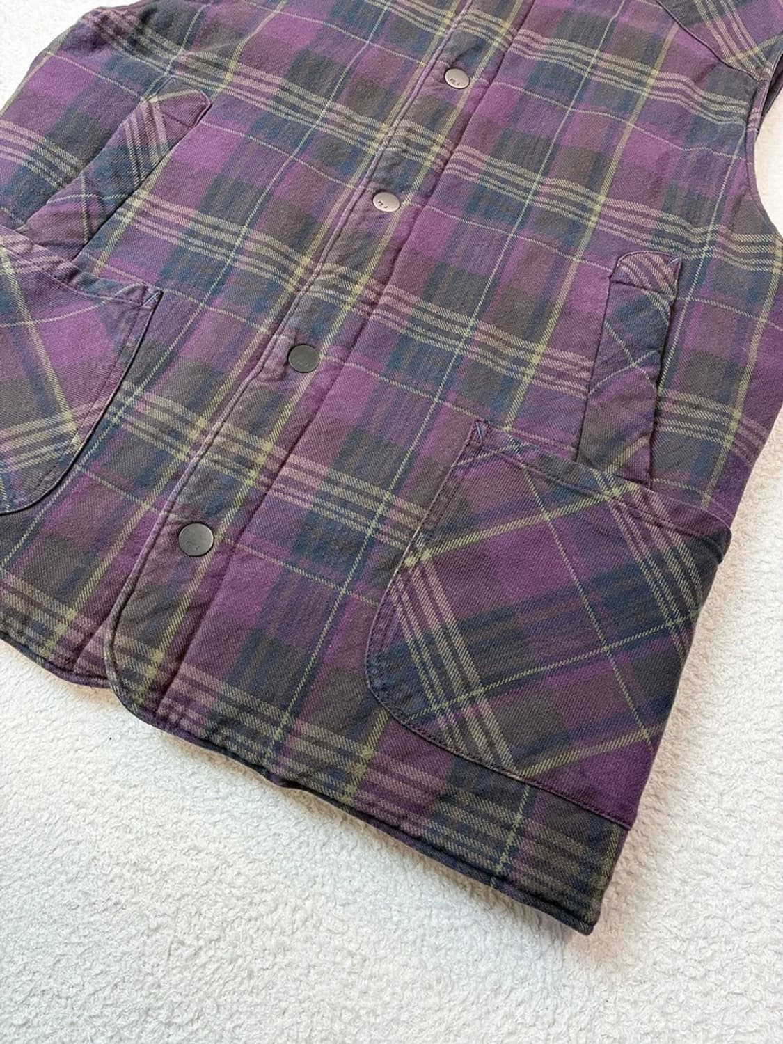 폴스미스 PSJE 11's 피그먼트 퍼플 타탄 체크 베스트 PN6208 상품이미지3