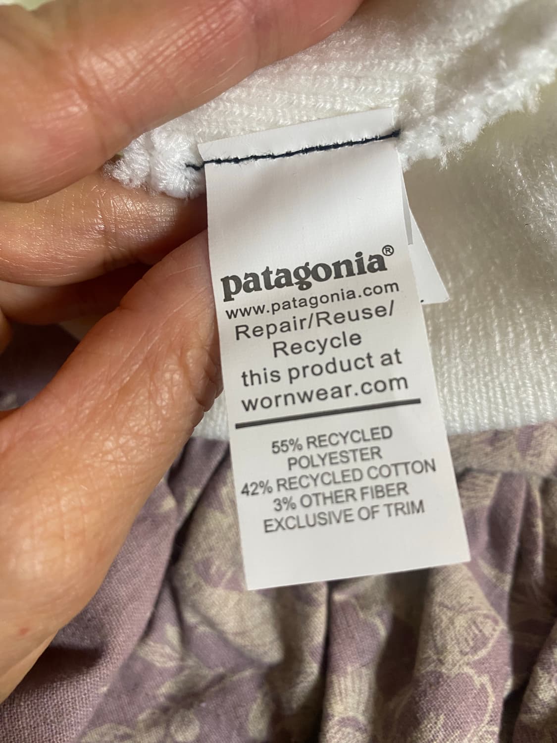 파타고니아 비니 화이트 새상품 상품이미지4