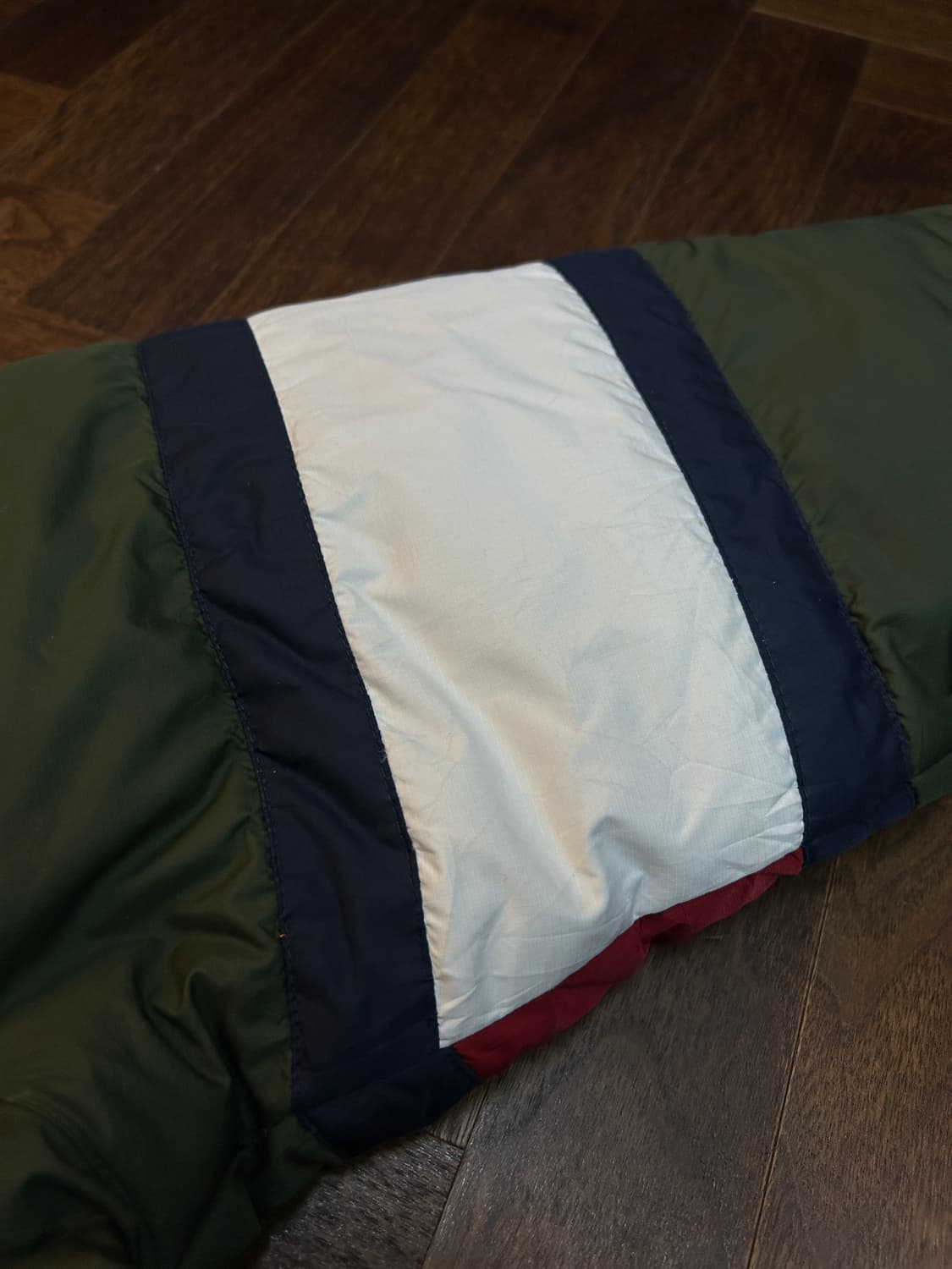 Tommy Hilfiger 타미힐피거 빈티지 완장 덕다운 패딩 리버시블 상품이미지4