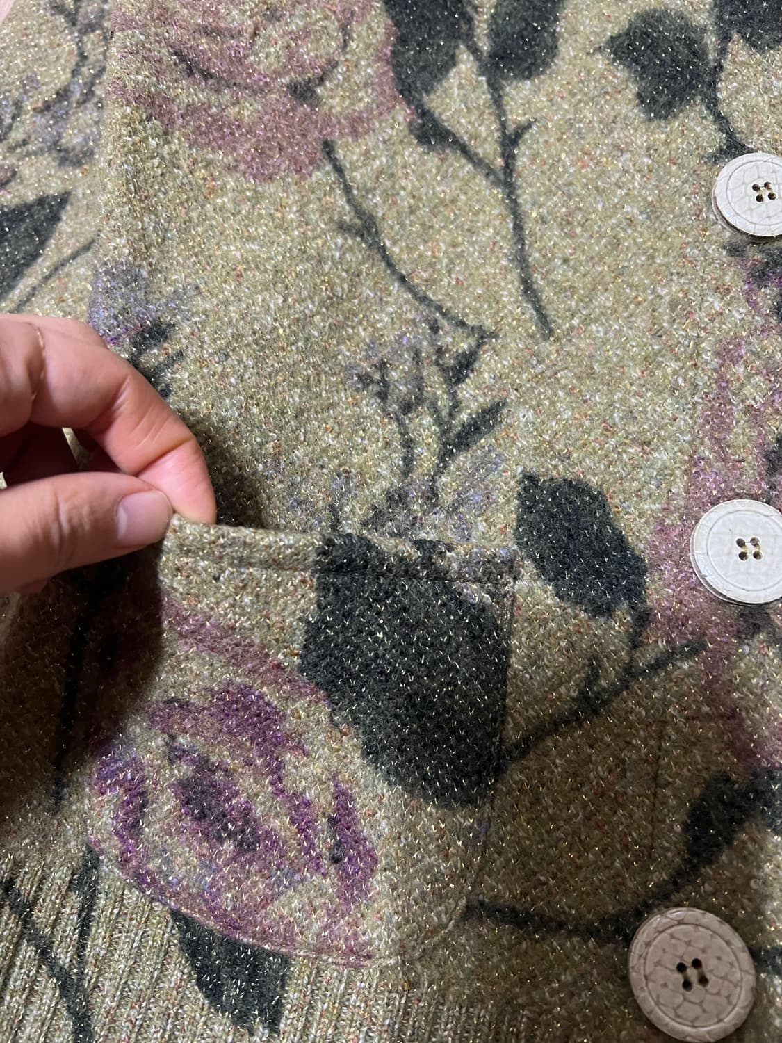 ETRO 에트로 빈티지 플라워패턴 가디건 상품이미지5