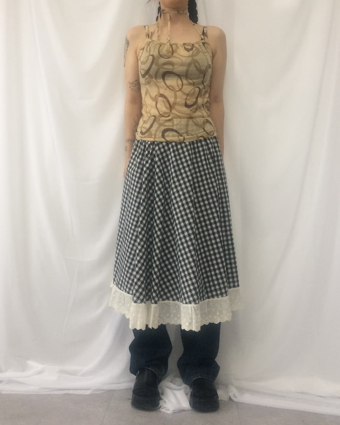 Holter neck tied sleevelss 상품이미지1