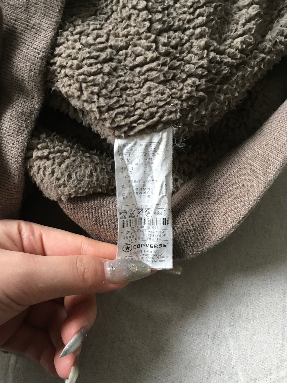 컨버스 쉐르파 후드집업 상품이미지5