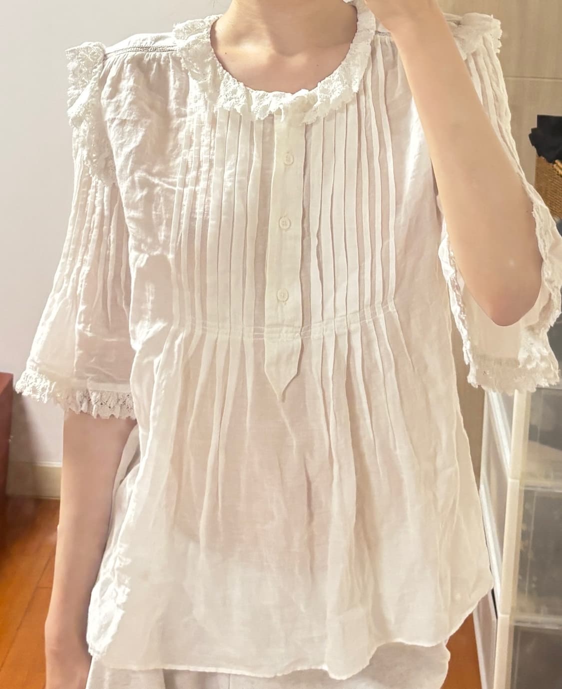 자딕앤볼테르 화이트 블라우스 상품이미지1