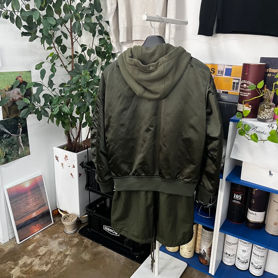 디젤 Ma-1 레이어드 야상 자켓 M 상품이미지6