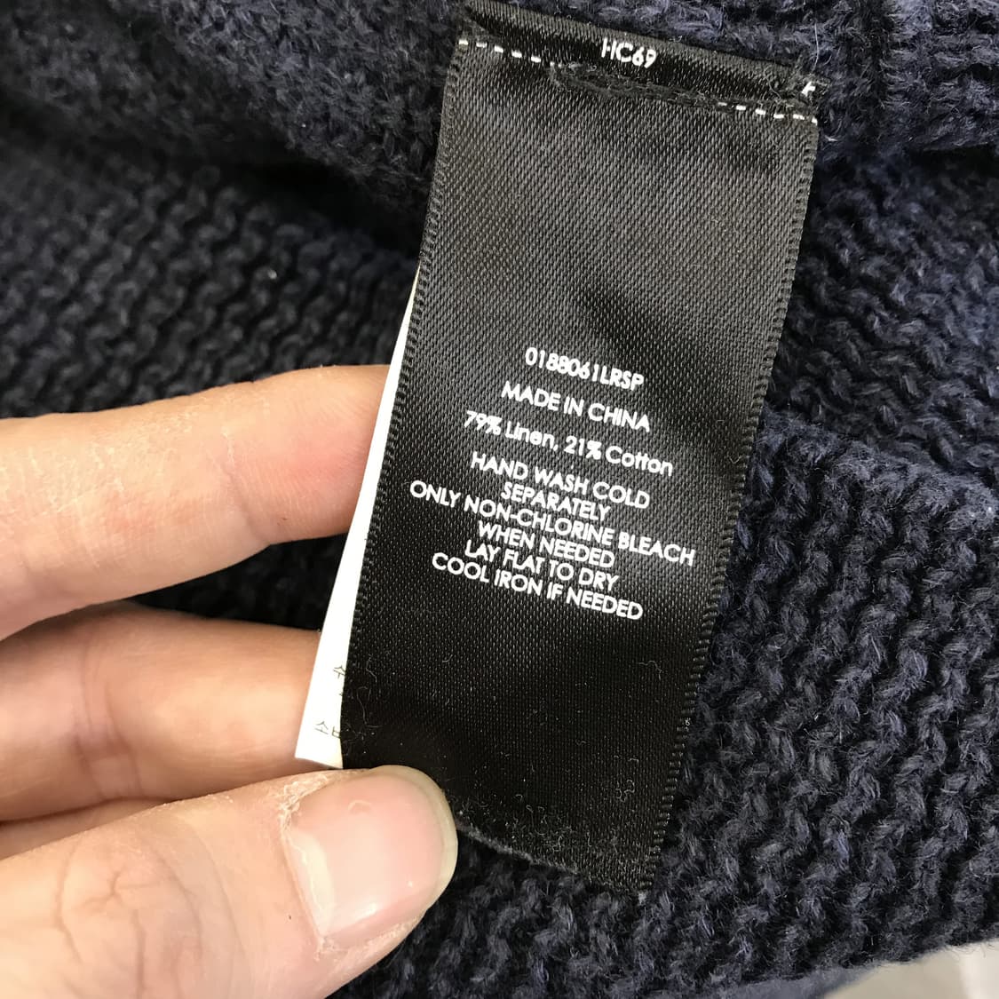 폴로 랄프로렌 블랙라벨 숄카라 니트 [M] 상품이미지6