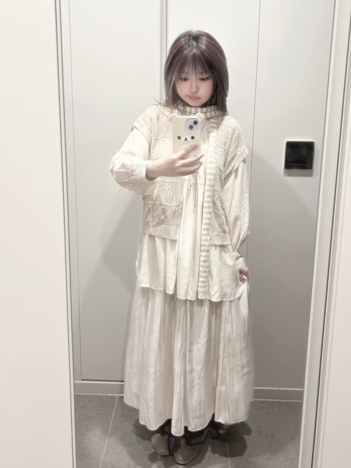 빈티지 살구꽃 데일리 모리 코디 세트 어스뮤직 하구미 모리걸 상품이미지2