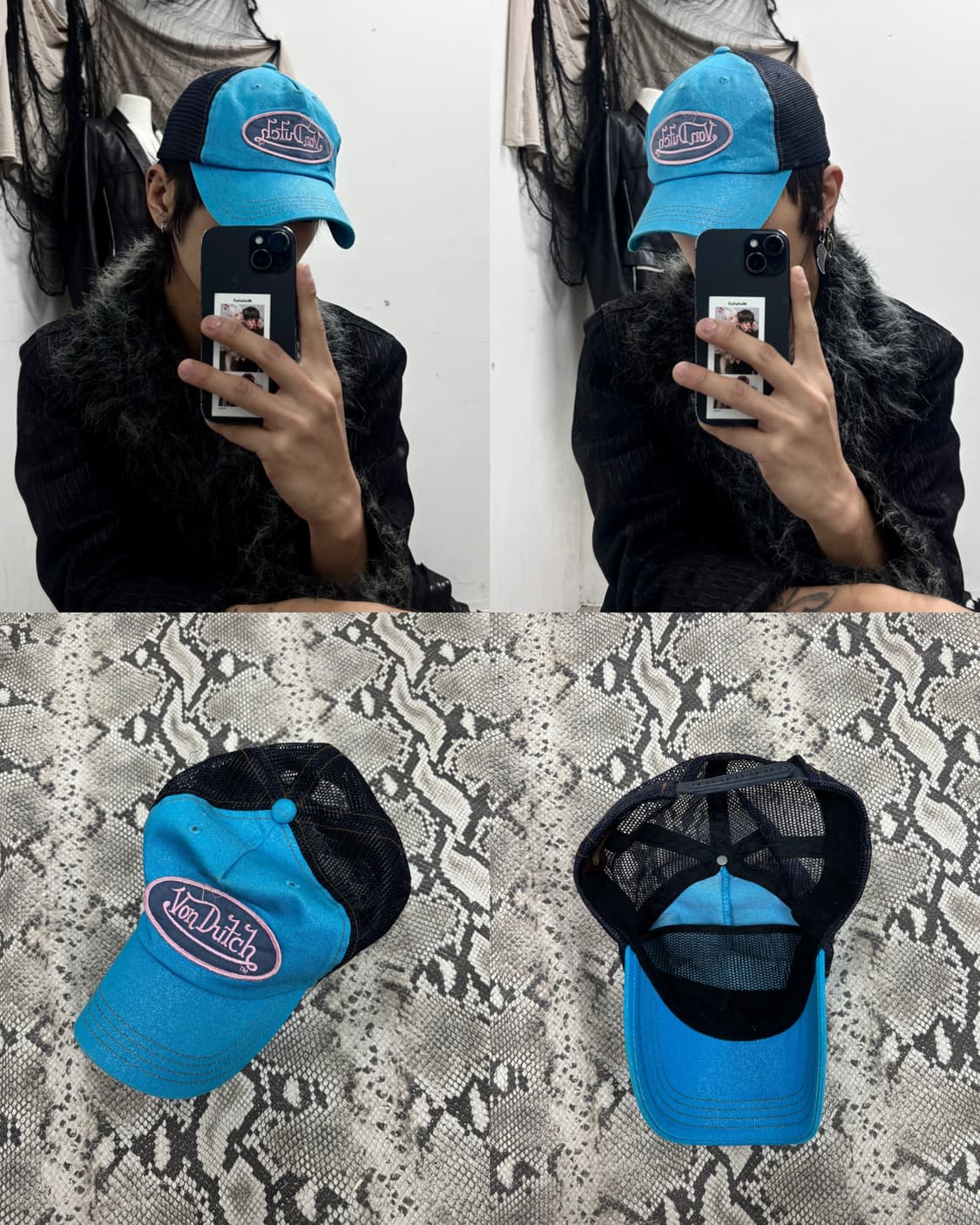 11 Vondutch Mesh Y2K Cap(여성 Free)3.0 상품이미지1