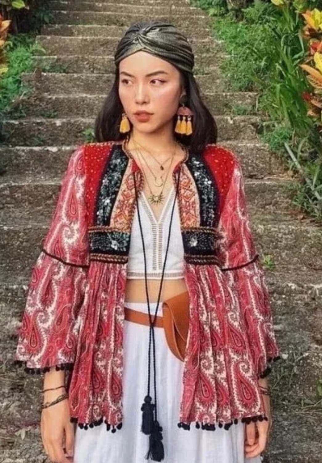 새상품) 자라 히피 블라우스자켓 (프리) 상품이미지4