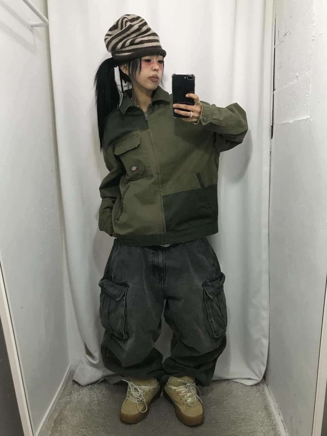 Dickies Reversible Work Jacket - Khaki 상품이미지2