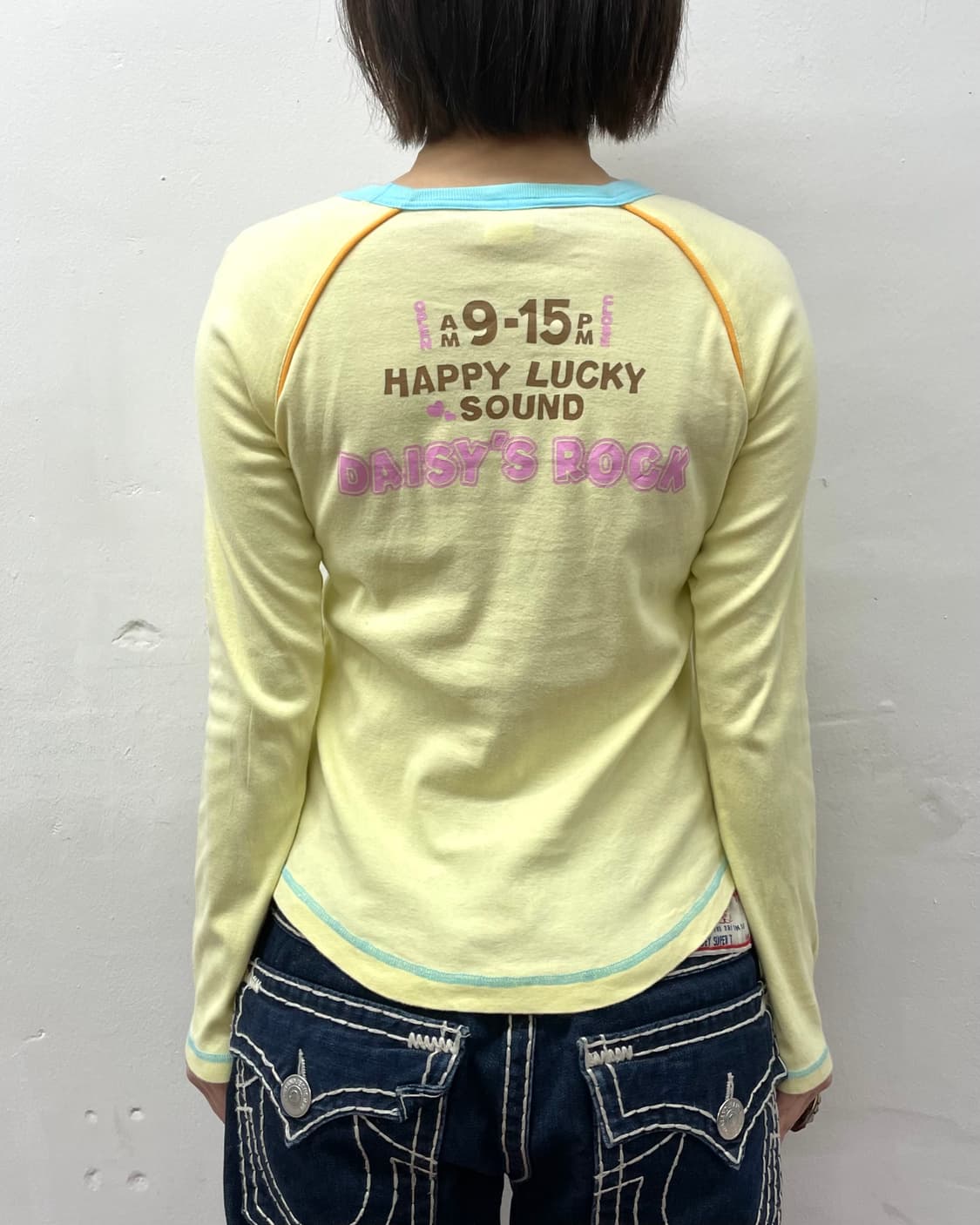 Daisy Love Cherry Yellow Long Sleeve 상품이미지3