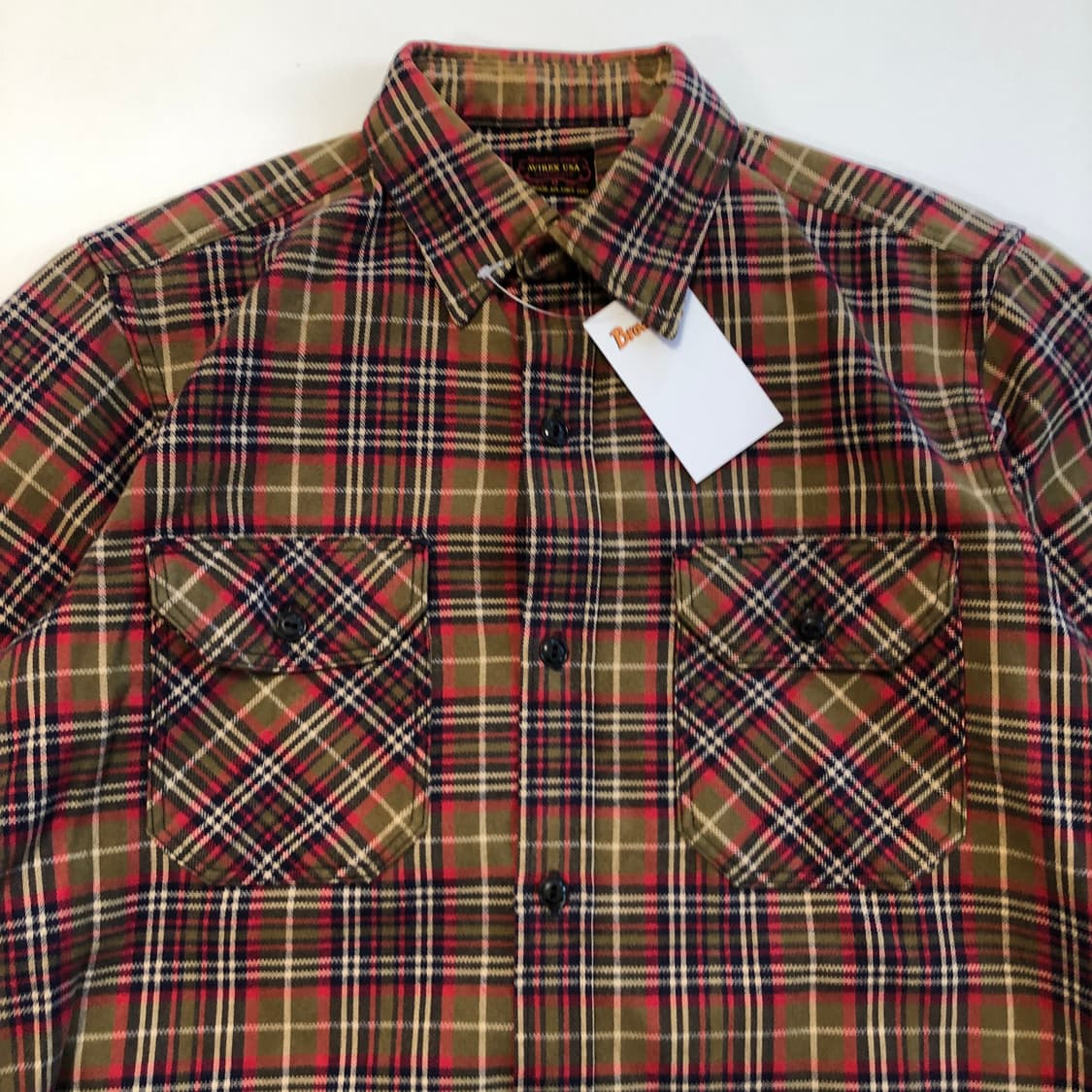 1990s 아비렉스 플란넬 셔츠  상품이미지4