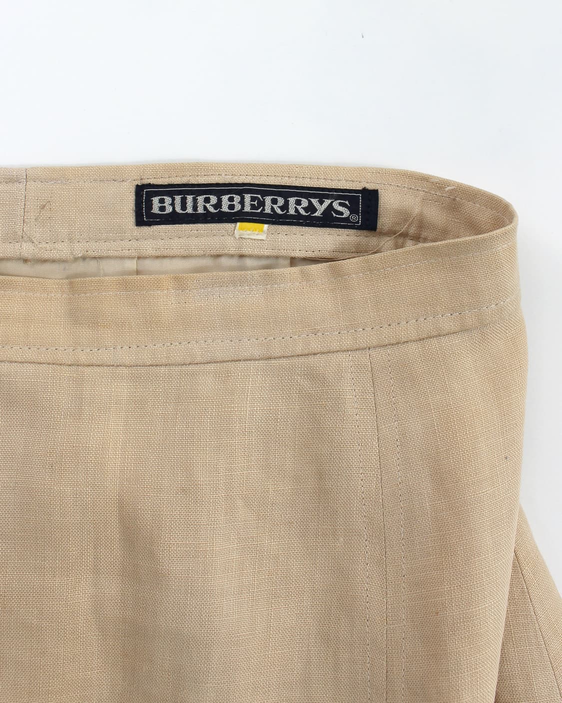 버버리 Burberry 빈티지 클래식 린넨 베이지 롱 스커트 상품이미지2