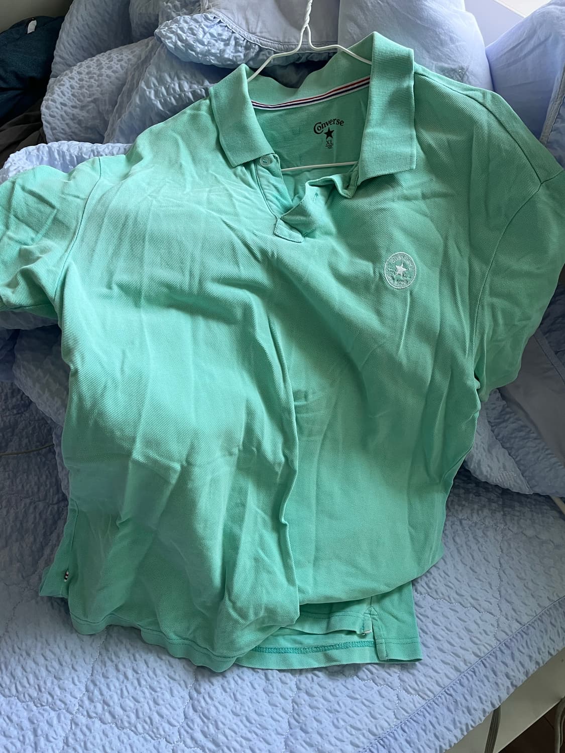 🪽컨버스 민트 여름 카라티셔츠 XL🍏 상품이미지1
