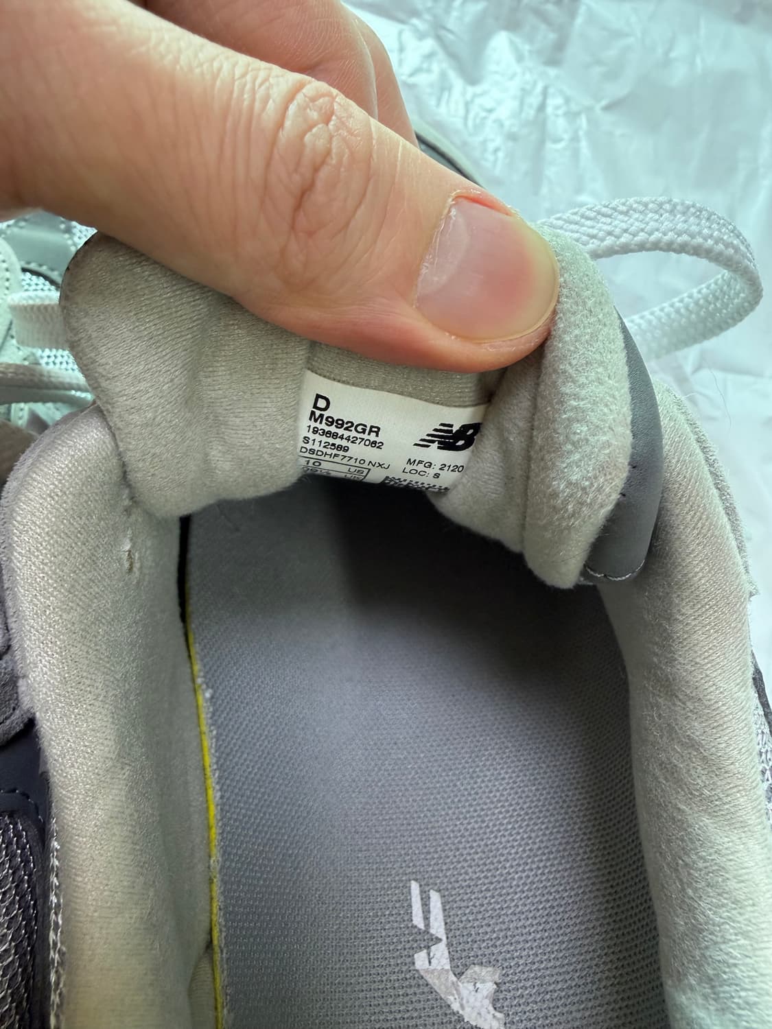 뉴발란스 992 그레이 M992GR 280 상품이미지7