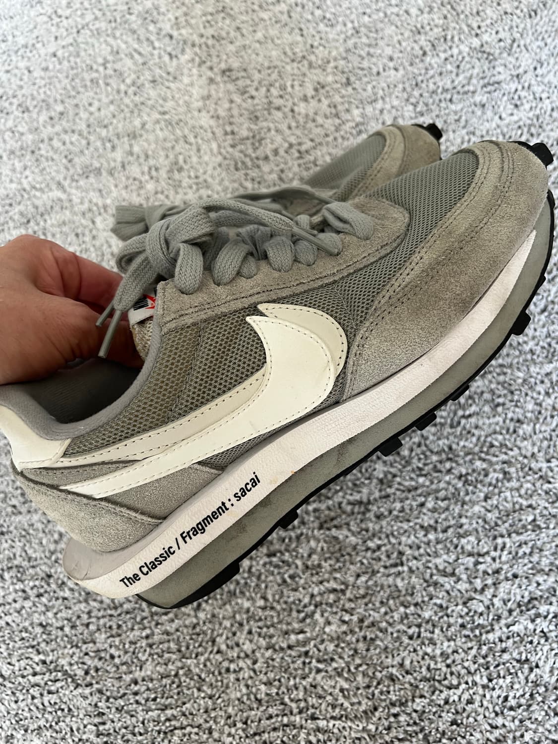 나이키 x 사카이 x 프라그먼트 LD와플 '라이트 스모크 그레이 상품이미지2