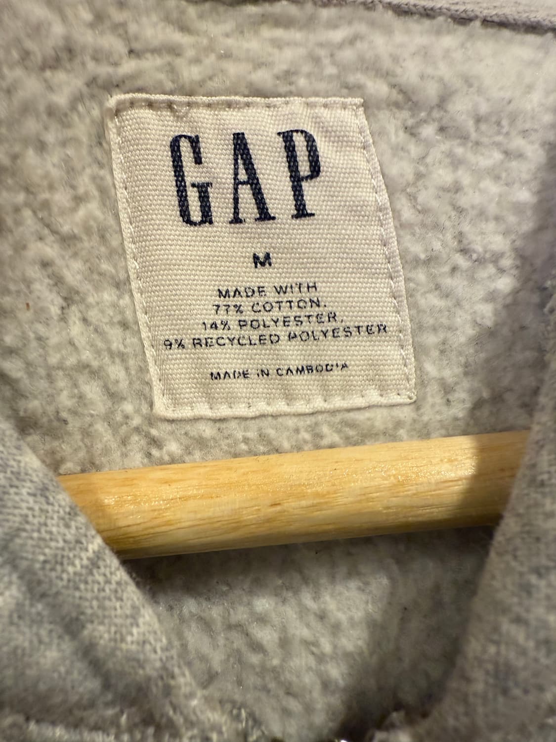 갭 그레이 후드집업 상품이미지2