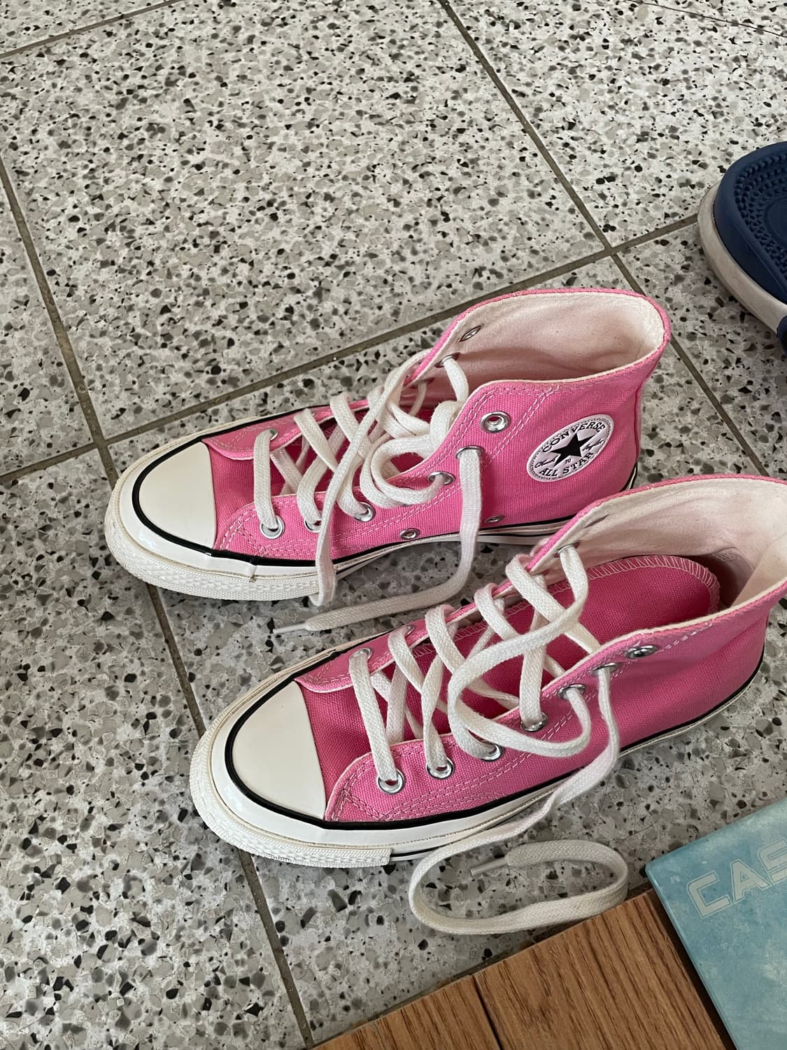 컨버스 척70 핑크 하이 스니커즈 225 상품이미지3