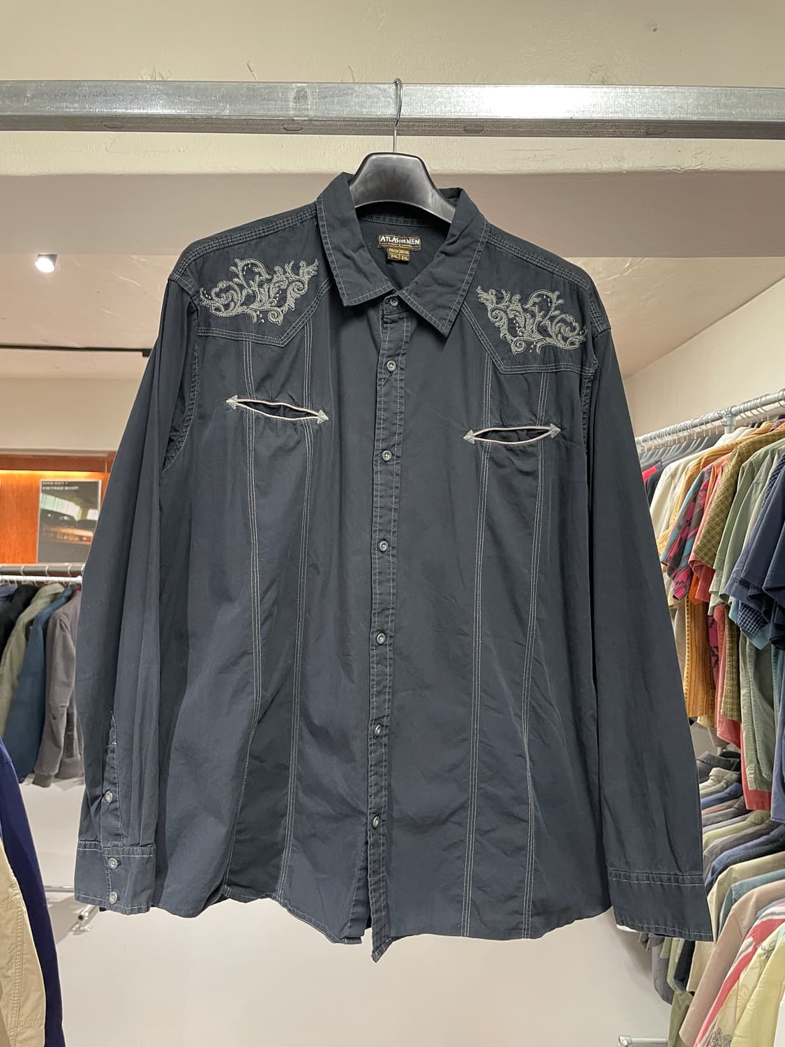 빈티지 웨스턴 셔츠    상품이미지6