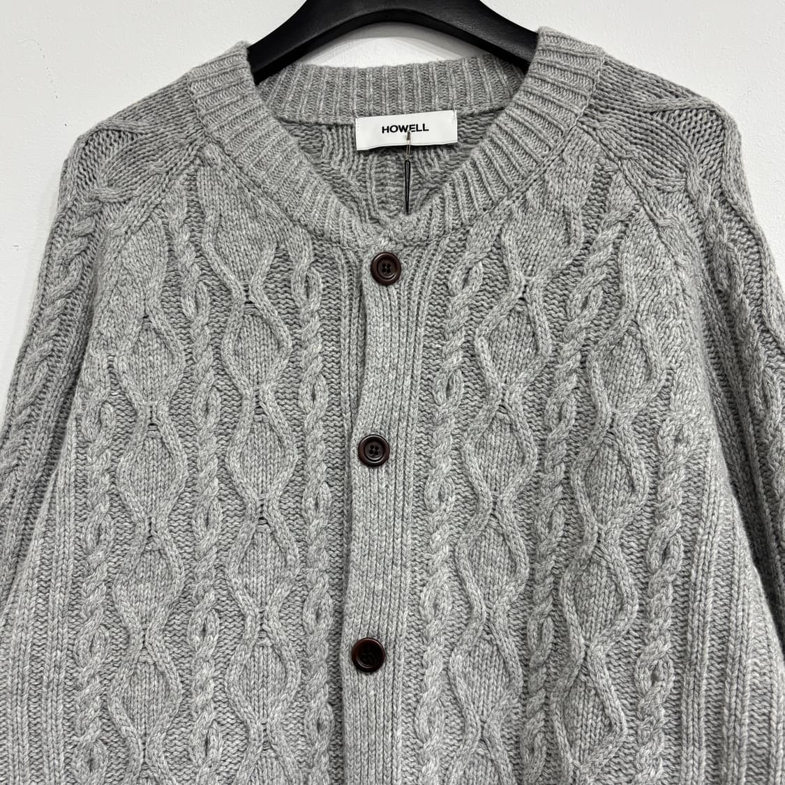 [새상품] 꽈배기 니트 가디건 상품이미지2