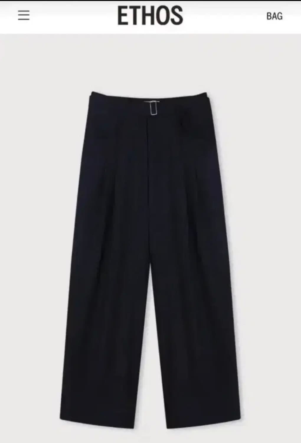 에토스 개버딘 팬츠 ethos GABERDINE BELTED 상품이미지1