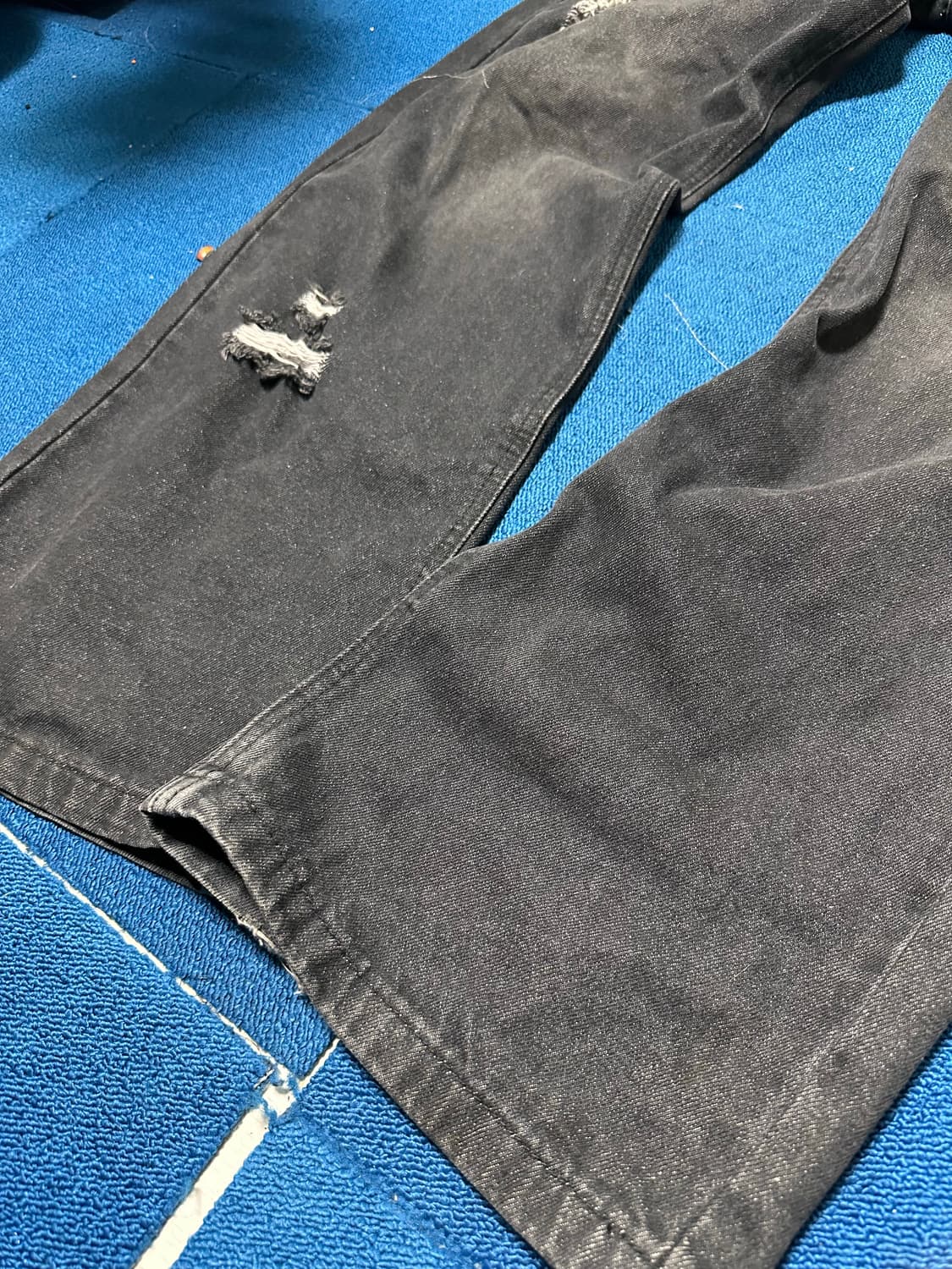 GATELESS destroyed denim washing pants 상품이미지8